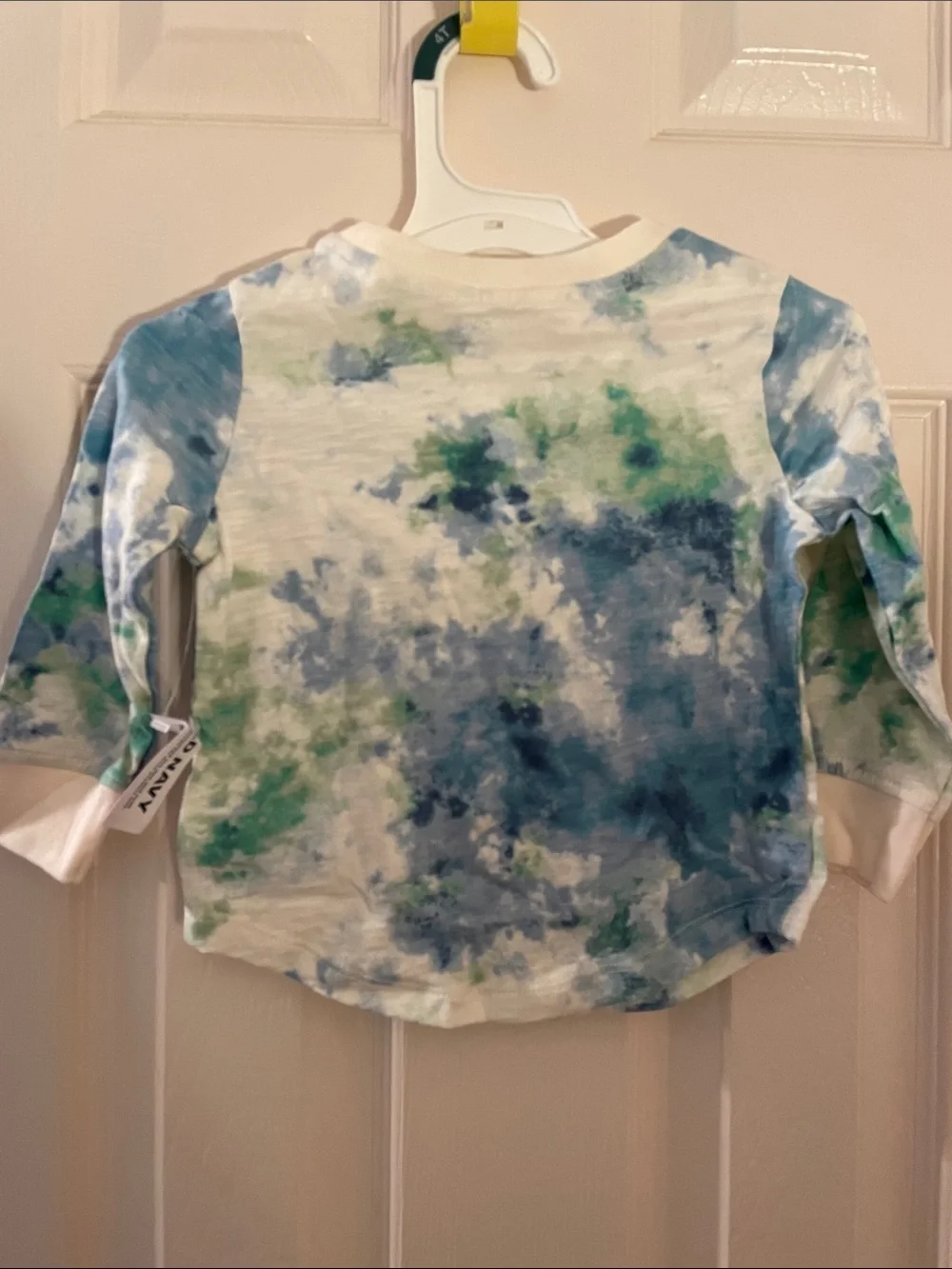 Old Navy Kids Tie-Dye Long Sleeve Tee in Blue & Green 12/18mon NWT